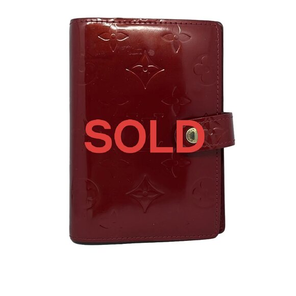 LOUIS VUITTON Agenda PM Pomme d'Amour Monogram Vernis - 123-071925